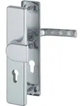 Schutzgarnitur London 78G/2221A/2440/113 Alu.F1 72mm 37-42mm HOPPE - Silber