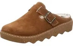 Rohde Damen Leder Hausschuhe Pantoffeln Foggia 6123, Gr&ouml;&szlig;e:41 EU, Farbe:Braun -