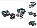 Makita DSS 611 RT Akku Handkreiss&auml;ge 18 V 165 mm + 2x Akku 5,0 Ah + Ladeger&auml;t