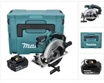 Makita DSS 611 T1J Akku Handkreiss&auml;ge 18 V 165 mm + 1x Akku 5,0 Ah + Makpac -...