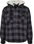 Brandit Lumber Jacke, schwarz/grau, 5XL - Schwarz/Grau - 5XL