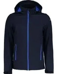 Icepeak Brimfield Softshelljacke f&uuml;r Herren mit Kapuze , Farbe:Schwarz, Gr&ouml;&szlig;e:54 -