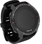 Polar Grit X Pro - Smartwatch - Schwarz DLC - Sportuhr mit Band - Fluorkautschuk