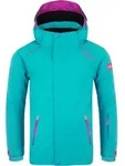 Trollkids Jungen Wasserdichte Jacke T&uuml;rkis 913-125 Gr&ouml;sse 176 - Gr&uuml;n/Rosa - 170