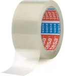 Tesa 64014 Klebeband, ger&auml;uscharmes Paketklebeband, 50mmx66m Transparent 1 Rolle -