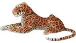 vidaXL Leopard Kuscheltier Pl&uuml;sch Braun XXL - Braun