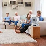 Meaco 1056 Tischventilator 25,4 cm &ndash; sehr leise ab 29 dB, 1065 m3/min Luftleistung,