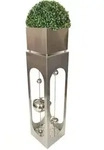 Pflanzs&auml;ule PATIO - Silber
