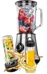 Mixbecher-Set 2 Tassen silber/grau 450W stark effizient MPM MBL-15M - Silber