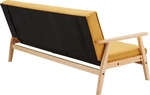 SalesFever Schlafsofa mit Armlehnen | 3 Funktionen | Bezug Strukturstoff |...