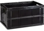 Relaxdays Profi Klappbox, stabil, Gewerbe, hochwertiger Kunststoff, Qualit&auml;t, 60L,