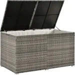 Juskys Polyrattan Auflagenbox Ikaria 950 L &ndash; Deckel mit Hubautomatik & Innenplane