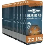 ANSMANN H&ouml;rger&auml;tebatterien Typ 312 P312 ZL3 PR41, 120 St&uuml;ck