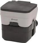 Outwell Tragbares Toilettenh&auml;uschen 20l Schwarz,Grau Schwarz,Grau One Size