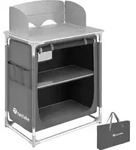 tectake&reg; Campingk&uuml;che Premium mit Aluminiumgestell und 2 F&auml;chern faltbar 76 x 53,5