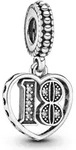 PANDORA Charm Anh&auml;nger Herz 18 aus 925er Silber mit Zirkonia - Silber