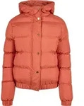 Urban Classics Hooded Puffer Winterjacke Damen TB1756-03255 - S - Rot - S