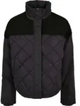 Urban Classics Ladies - Oversized Diamond Quilt Jacke - L - Schwarz - L