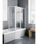 Kermi Faltwand Vario 2000 FW3 500x1400mm silber mattglanz Kerolan Perl - Silber