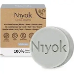 Niyok Duschseife 4 in 1 K&ouml;rper Haare Gesicht und Bart 80g