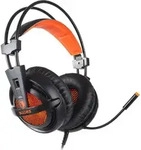 SADES A6 Gaming Headset, orange, USB, kabelgebunden, 7.1 Surround Sound, Over Ear,