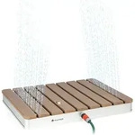 Blumfeldt Mobile Gartendusche, Aussendusche f&uuml;r den Garten, Bodendusche mit 4m