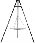 RedFire Dreibein Grill Schwarz 172 cm BBQ TRIPOD - Schwarz