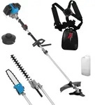 G&Uuml;DE Gartenpflege-Set GPS 1001 Freischneider Trimmer Heckenschere Astkettens&auml;ge