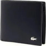 LACOSTE Leder Geldb&ouml;rse FG Billfold & Coin Peacoat blau - Blau