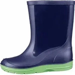 Beck Basic M&auml;dchen, Jungen PVC Regen Stiefel blau, herausnehmbare Einlegesohle -