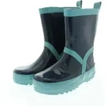 Playshoes Gummistiefel Regenstiefel uni marine/hellblau Jungen wasserdicht,...