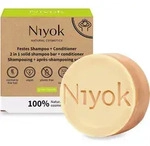 Niyok 2 In 1 Festes Shampoo + Conditioner, 80 g, Festes Shampoo, Nicht-professionell,