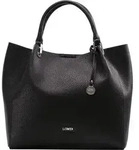 L.CREDI Handtasche Umh&auml;ngetasche Ember Handle Bag Black schwarz - Schwarz