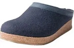 Haflinger Damen Herren Hausschuh Pantoffel Wolle Grizzly Torben 713001,...