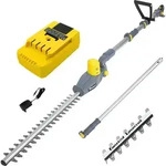 Akku-Heckenschere Teleskop Heckenschere mit 20V Akku bis 5m Garten Hoch FANZTOOL