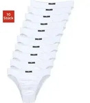 H.I.S. Slip M&auml;nner Unterhose 10 -teilig wei&szlig; Gr&ouml;&szlig;e 7 - Wei&szlig; - 7