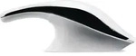 Alessi SG67 W, Edelstahl, Wei&szlig;, Thermoplastic resin, Edelstahl, 38.5 cm, 11.5 cm, 14