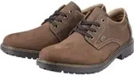 Rieker Herren Echtleder Halbschuh Schn&uuml;rer braun, Herren:41 EU - Braun - 41