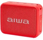 Aiwa BS-200RD, 1.0 Kan&auml;le, 6 W, Kabellos, Tragbarer Mono-Lautsprecher, Rot, Tasten -