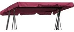 Hollywoodschaukel Dachbezug 200 x 145 cm Bordeaux Wasserdicht | Universal Ersatzdach
