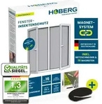 Hoberg Fliegengitter f&uuml;r Fenster mit Magnetbefestigung Moskitonetz...