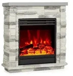Klarstein Deko Kamin mit LED-Flammen, Elektro Kamin mit Heizung, 1800W...