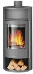 ORANIER | Polar Neo 4 | Stahl Gussgrau | Kaminofen | A+ | 5 kW - Grau