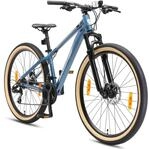 BIKESTAR Alu Mountainbike 27.5 Zoll | 21 Gang Hardtail Sport MTB 14 Zoll Rahmen