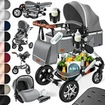 KESSER&reg; Loops Kinderwagen 4 in 1 Kombikinderwagen Komplett-Set auch als Buggy f&uuml;r