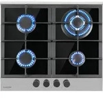 Klarstein Gaskocher 4-Flammig, 8 kW Einbau-Gaskocher f&uuml;r Innenbereich,