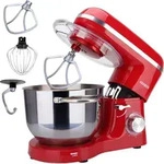 Arebos K&uuml;chenmaschine 1500W, 6l, Rot, 220 - 240 V, 1500 hp, 380 mm, 236 mm,...