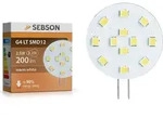 LED Lampe G4 warmwei&szlig; 3W / 20W 200lm GU4 Leuchtmittel 12V Stiftsockel SEBSON
