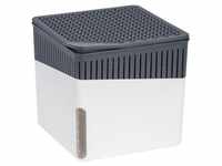 WENKO Raum Entfeuchter Cube 500 g Luft Box Auto Keller Bad Räume Granulat weiß