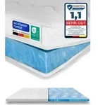AM Qualit&auml;tsmatratzen | Premium Plus Gelschaum-Topper | 200x190 cm | 8 cm hoch 